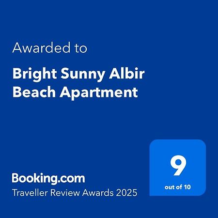 Bright Sunny Albir Beach Apartment 阿尔比尔 外观 照片