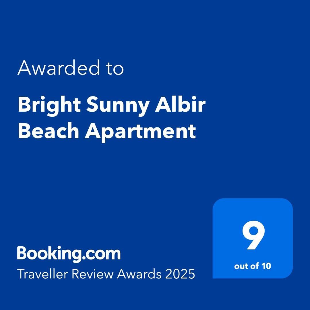 Bright Sunny Albir Beach Apartment 阿尔比尔 外观 照片